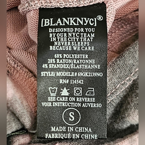 Blank NYC Drawstring Sweatpants Soft Easy Pink Leopard Print Brushed Kni… - Picture 7 of 8